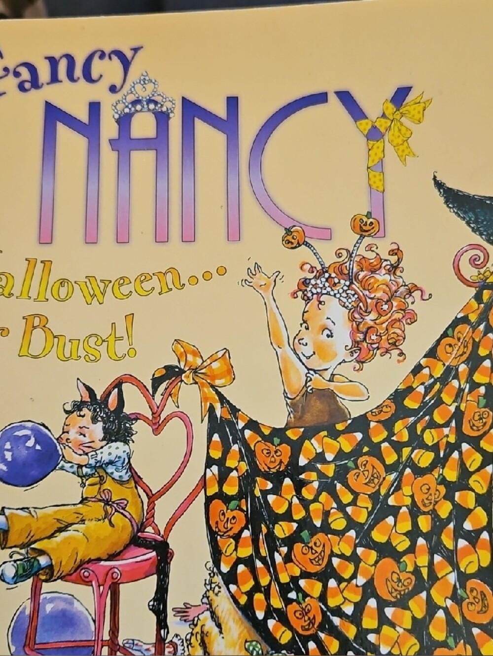 Fancy Nancy. Halloween Or Bust. With Stickers.. Buy 1 Book Listing, Get 1 Free